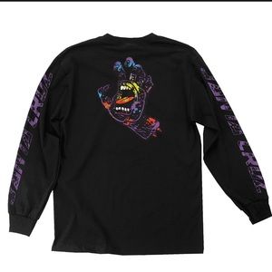 Santa Cruz Skateboards Black Long Sleeve Tee